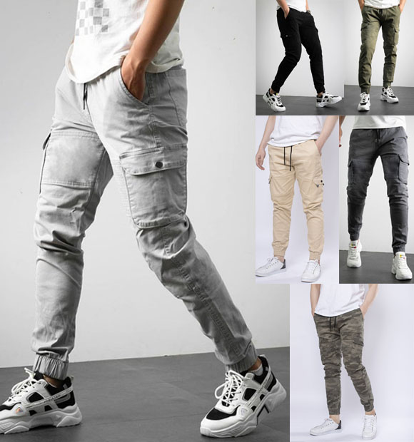 [HCM]Quần lính joger túi hộp cao cấp vải kaki thun nhập khẩu cực đẹp dày mềm co giãn đứng form QN45