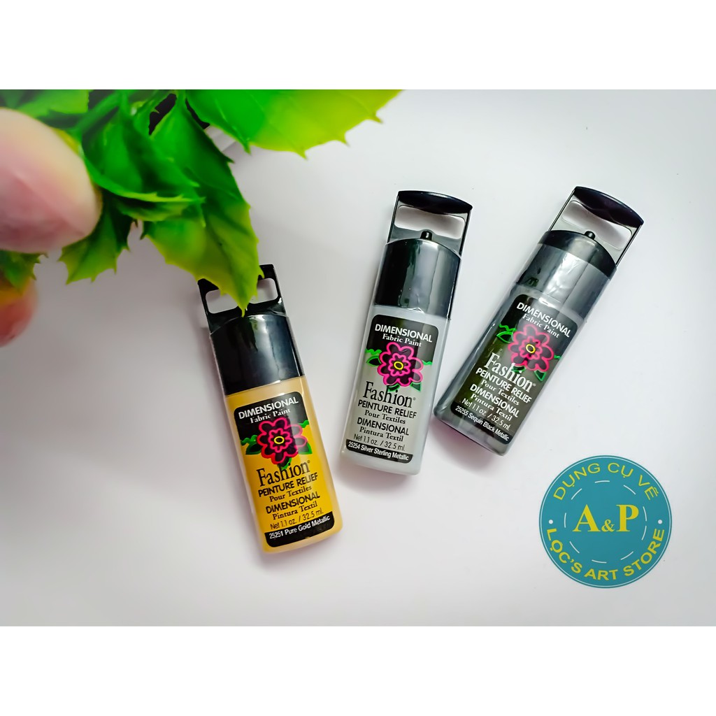 Màu Vẽ Nổi - Fashion Dimensional Fabric Paint