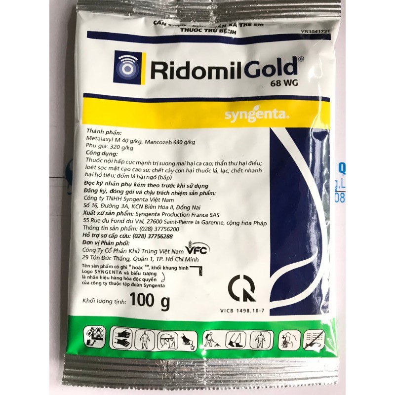 Ridomil Gold Thuốc Trừ Nấm cao cấp