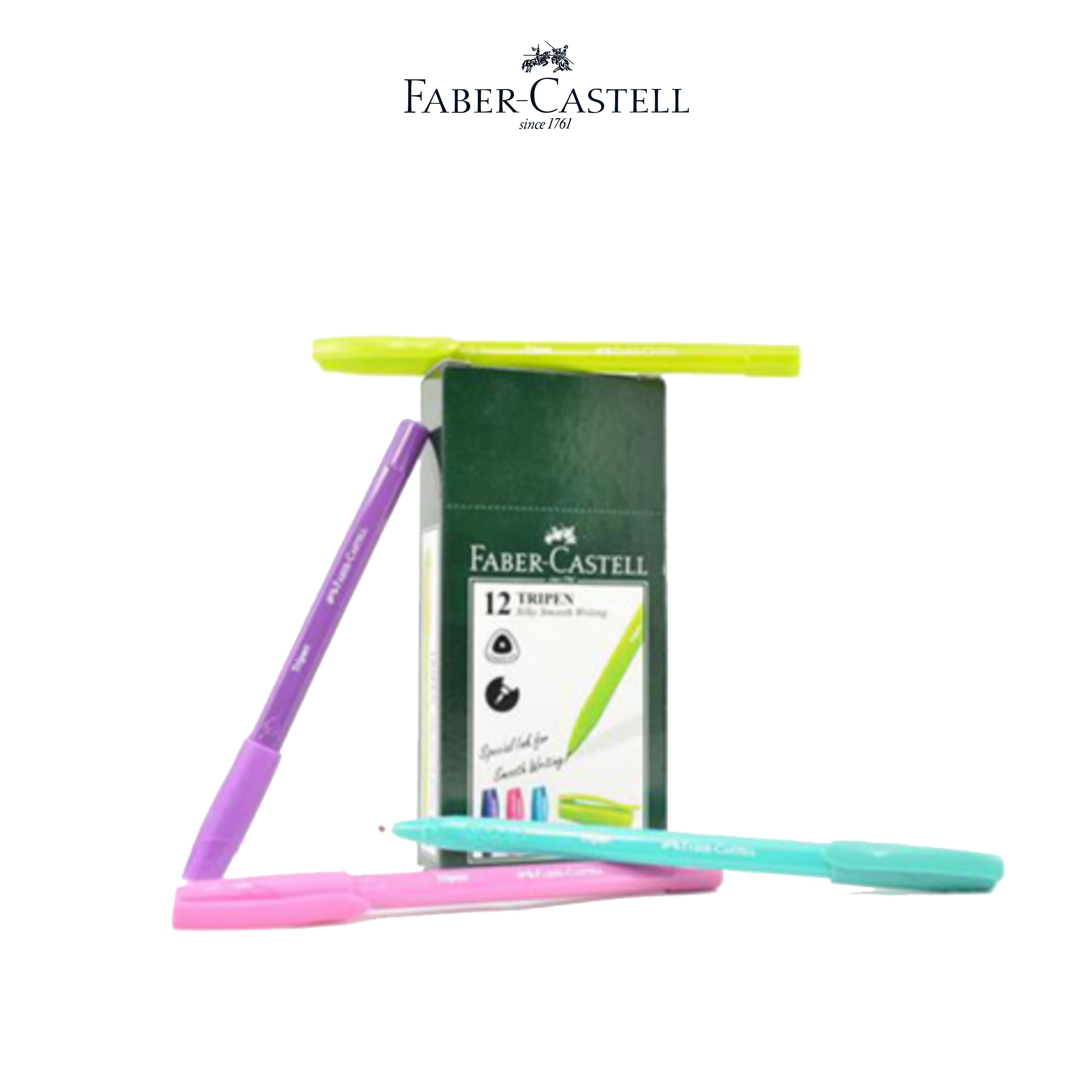 Bút Bi Tripen Mực Xanh Faber-Castell