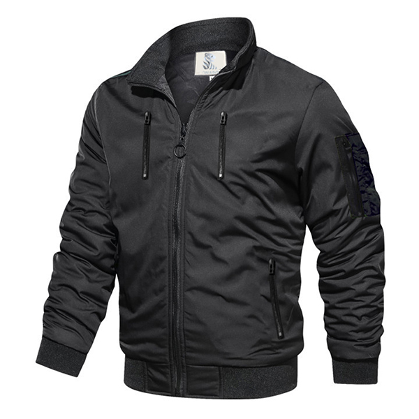 Áo khoác dù chống thấm nước 2 lớp cao cấp Khavi BND1513 - Màu Đen