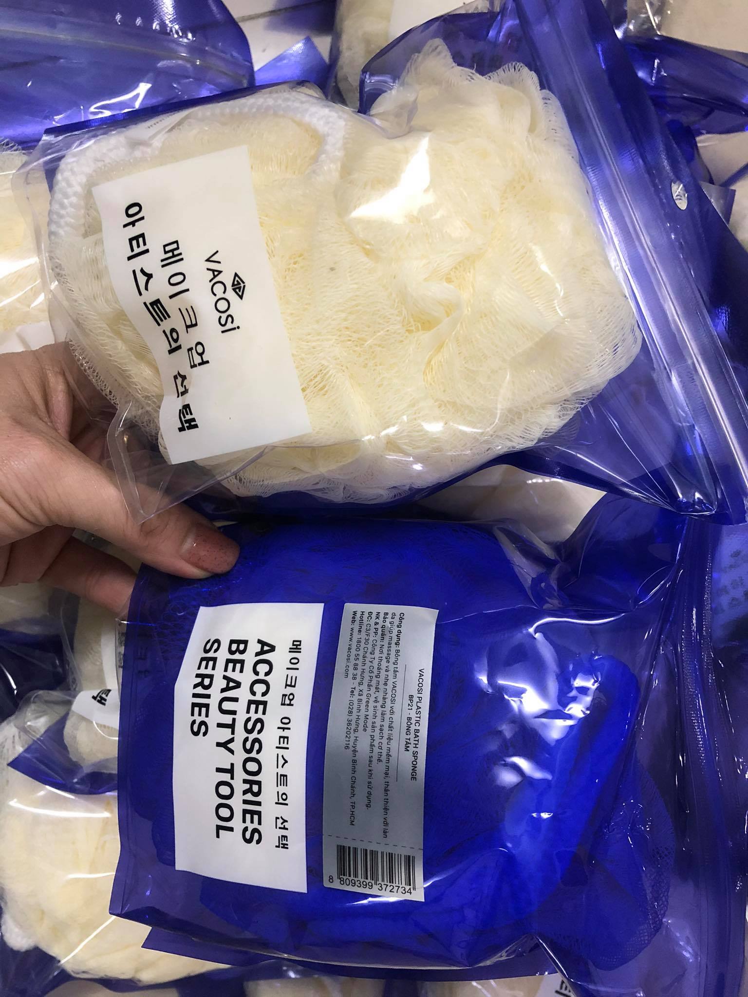 Bông tắm Vacosi