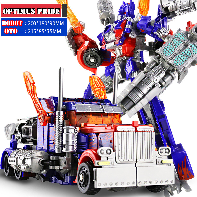 8801/ Robot lắp ráp biến hình từ Siêu nhân thành Ô tô và Autobot-Optimus-Oto Biến Hình ROBOT-ROBot Transformer Biến Hình