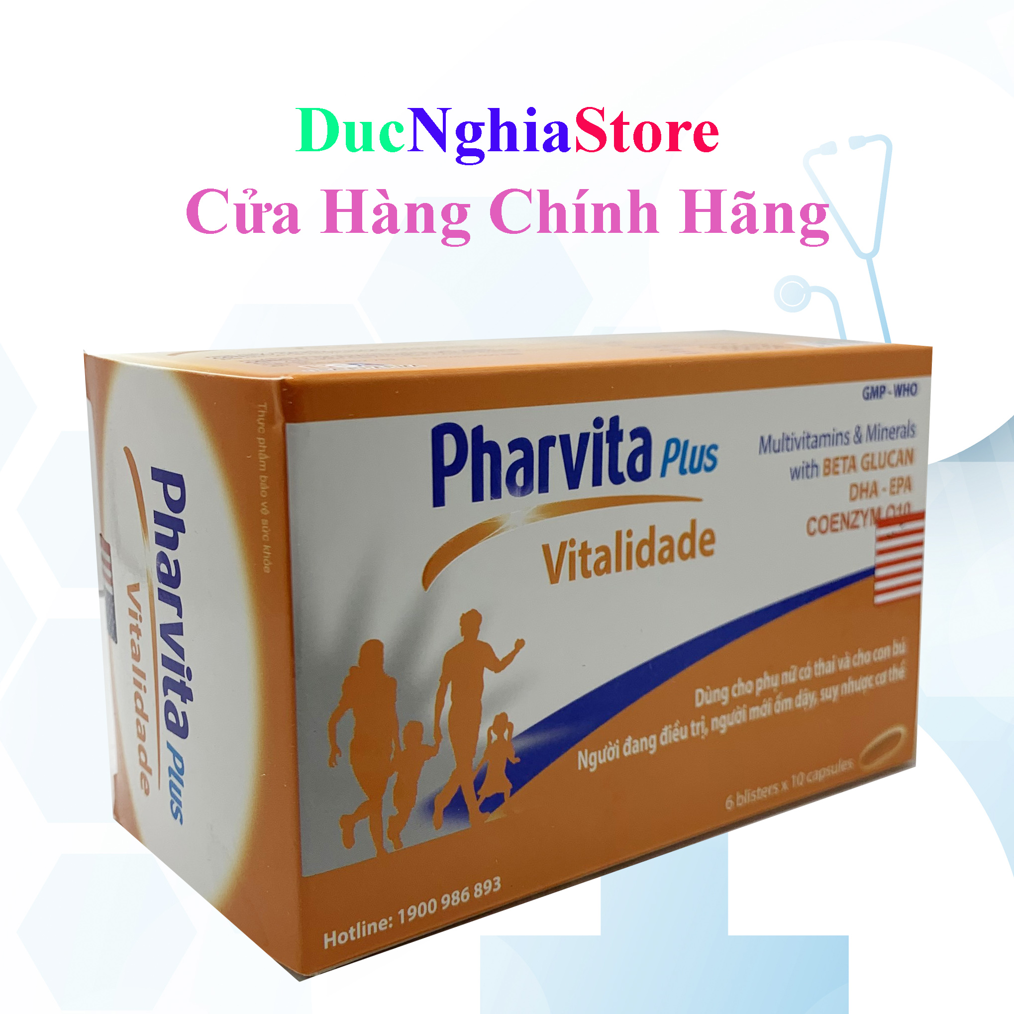 Bổ sung vitamin tổng hợp Pharvita plus - hỗ trợ tăng cường sức khỏe