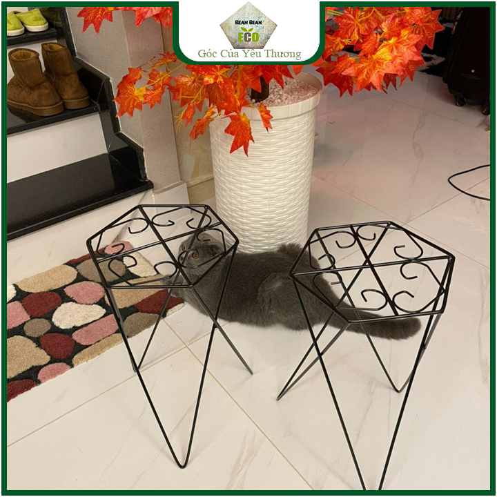 [Giá tốt] Đôn Cây Cảnh Kê Chậu Hoa cao 40 cm Decor Sân vườn