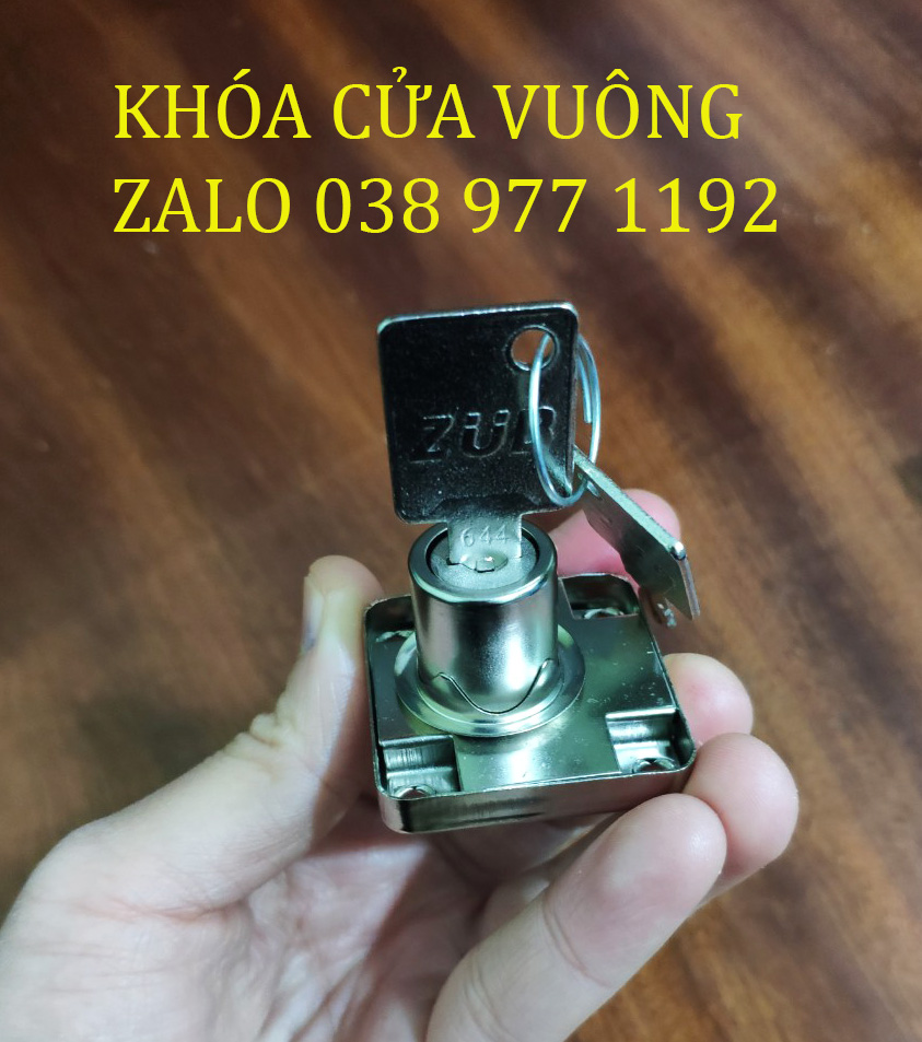 Khóa tủ vuông, khóa tủ, khóa cốp tủ vuông ZUB