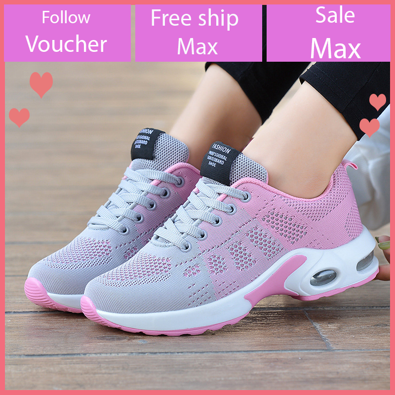 Giày thể thao nữ sneaker êm chân thoáng khí buộc dây đi học đi chơi tập GYM chạy bộ Jaydep V359