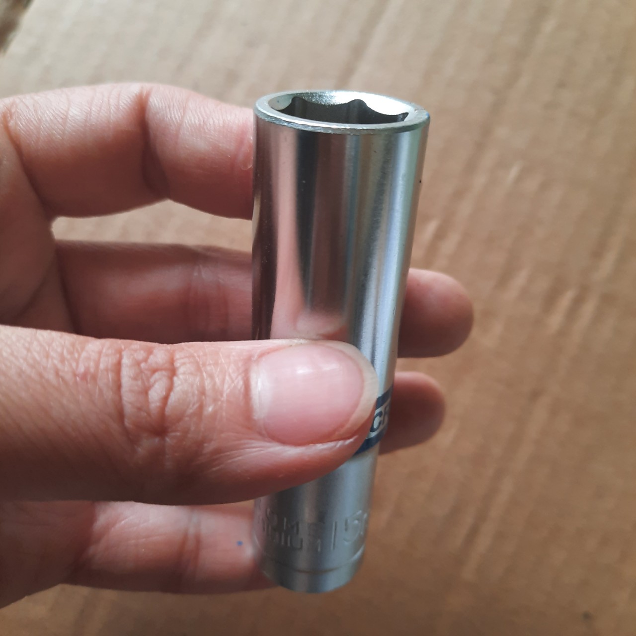 Vặn nhanh không toét ốc -đầu khẩu vặn ốc 1/2 inch dài số 15mm- khẩu lục giác