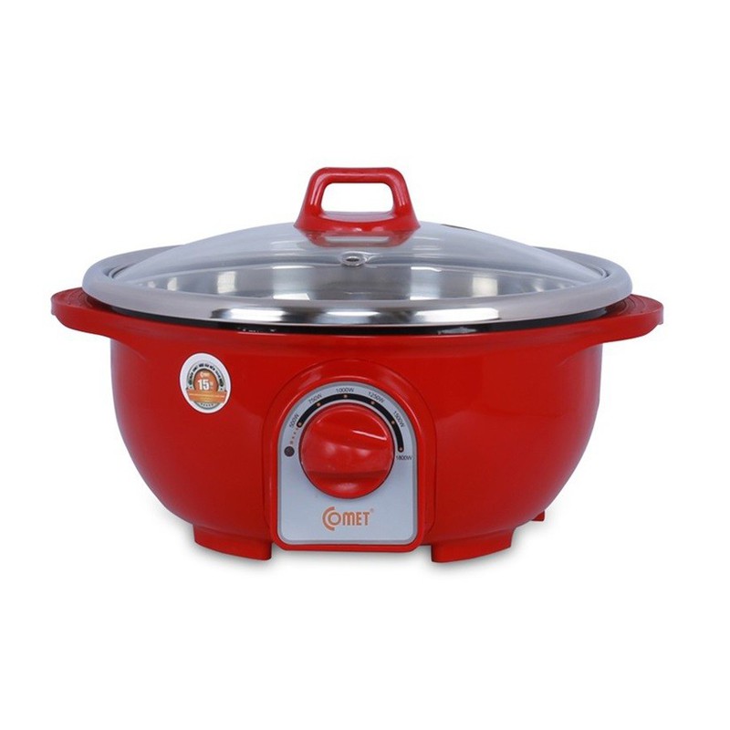 Nồi lẩu điện đa năng comet cm7738 dung tích 3.5 lít công suất 1800w