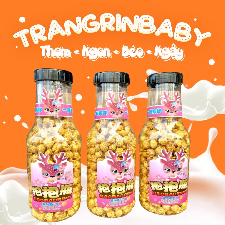 Bắp Nổ Rang Bơ Hongkong Chai Mini Siêu Ngon