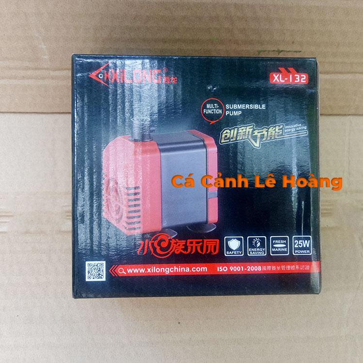 Máy bơm nước hồ bể cá cảnh hòn non bộ siêu êm Xilong 132 25w đẩy cao 1.5m