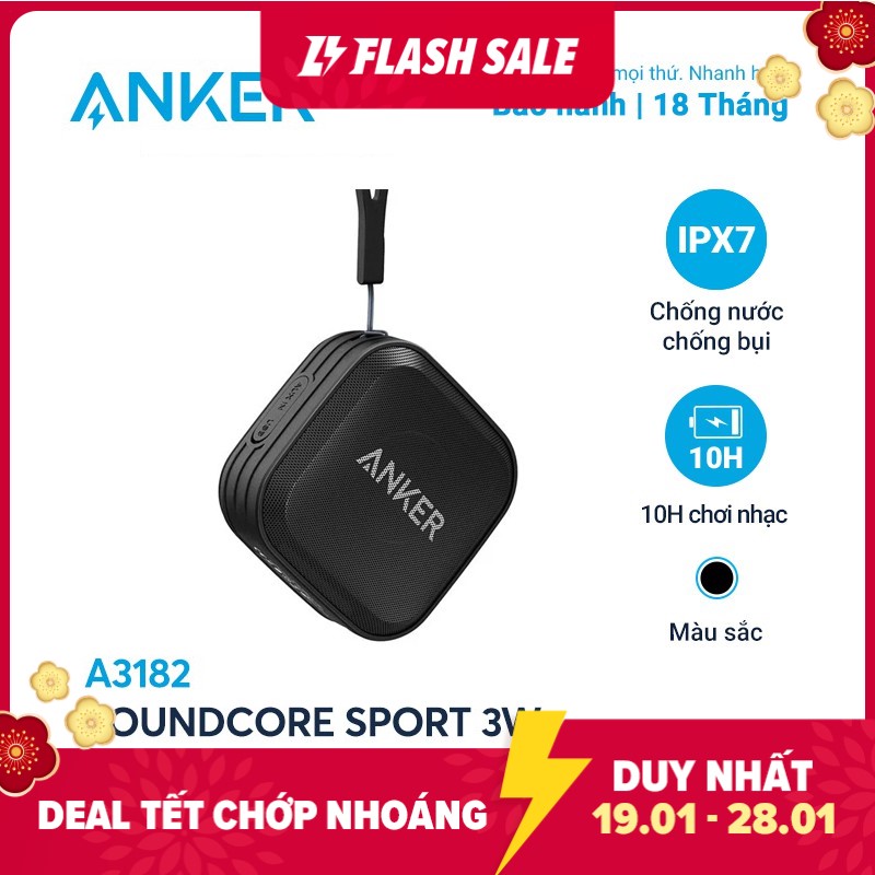 Loa bluetooth anker soundcore sport 3w - a3182
