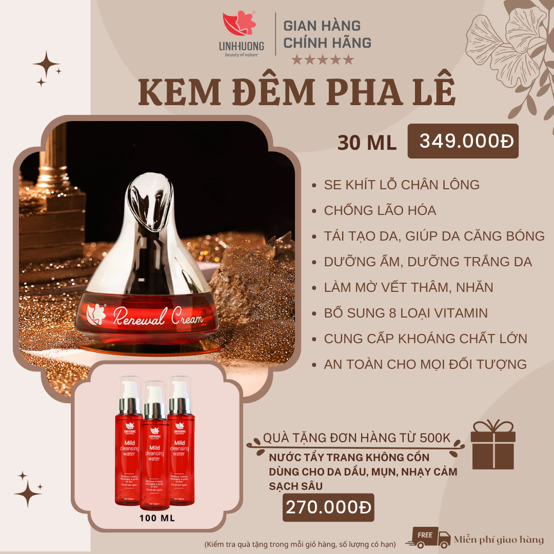[Nhập RS0822 giảm 30k cho đơn 99k]Kem Đêm Pha Lê