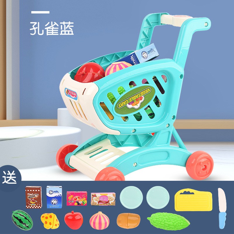 Xe đẩy đi siêu thị nhựa abs an toàn cho bé