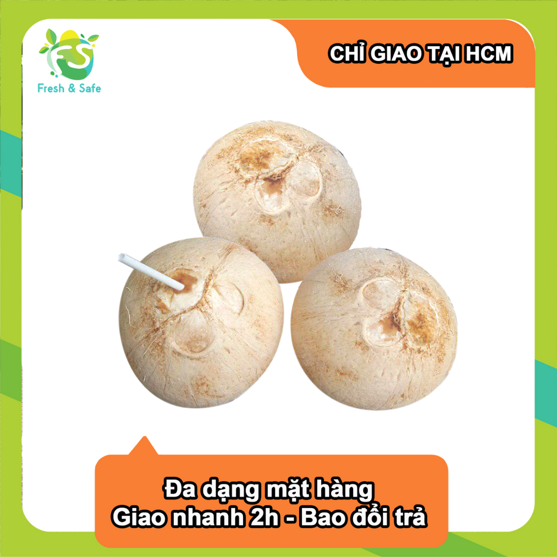 [Chỉ Giao HCM] Dừa Tiện Lợi - Combo 3 trái