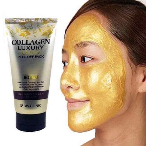 Mặt nạ lột tinh chất vàng 3W CLinic Collagen Luxury Gold Peel Off Pack 100ml