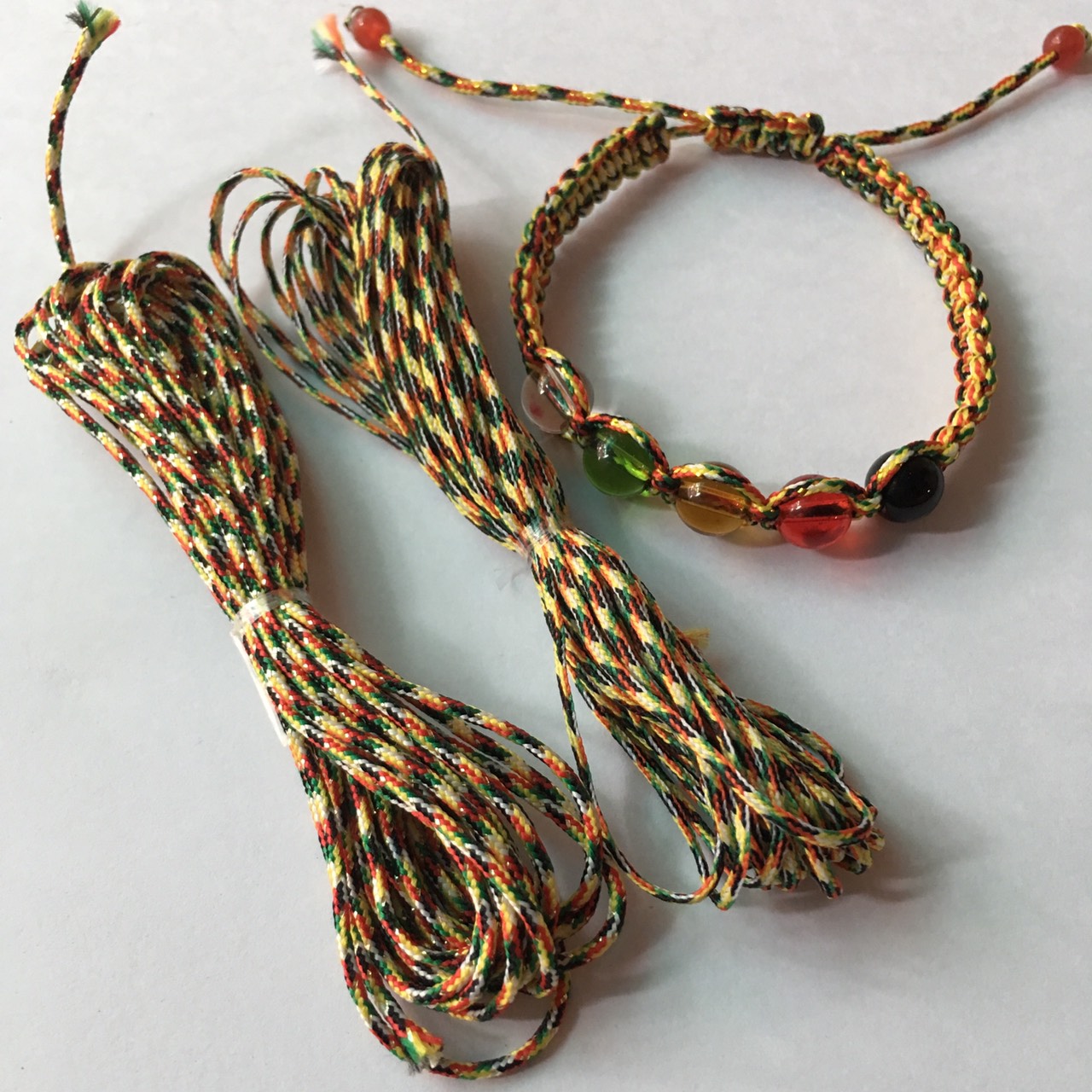 🌿🌿 Dây dù ngũ sắc Tây Tạng (dây thổ cẩm)