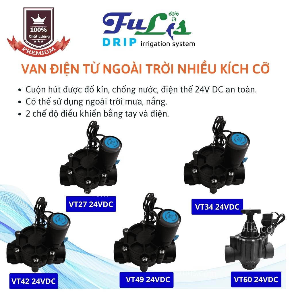 Van Điện Từ FULIS VT27, VT34, VT42, VT49, VT60 ( Tùy Chọn )Cho Hệ Thống Tưới Giá Rẻ Chính Hãng - Fulis