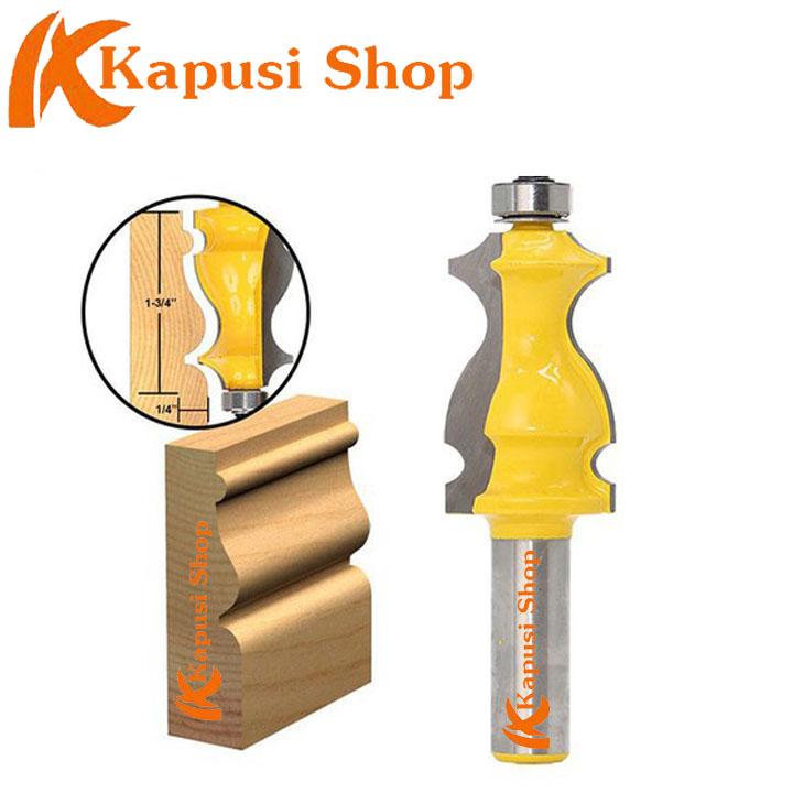 Mũi soi, mũi phay chỉ phào cao 45mm có bi