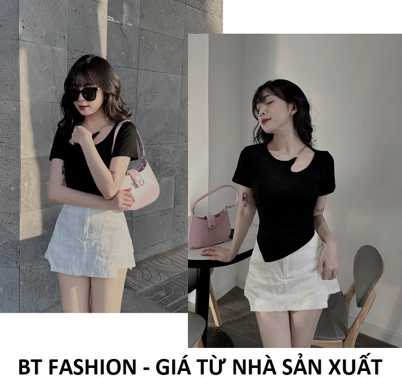 (Mua Lẻ hoặc Bộ) Quần Váy Kaki, Áo Thun Vải Borip Loại 1 - BT Fashion SE01