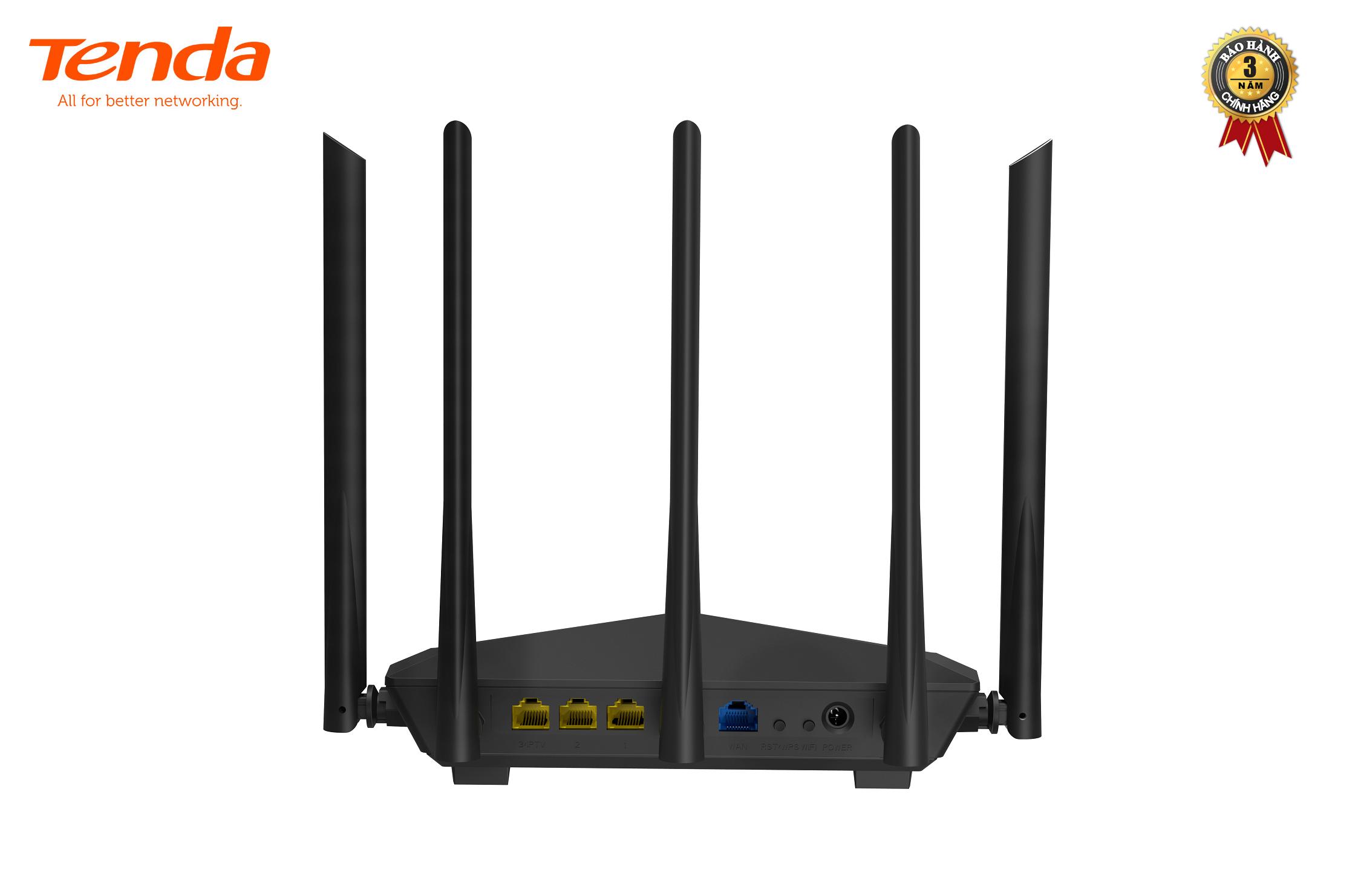 Bộ phát wifi tenda ac7 băng tần ac1200 - hàng chính hãng