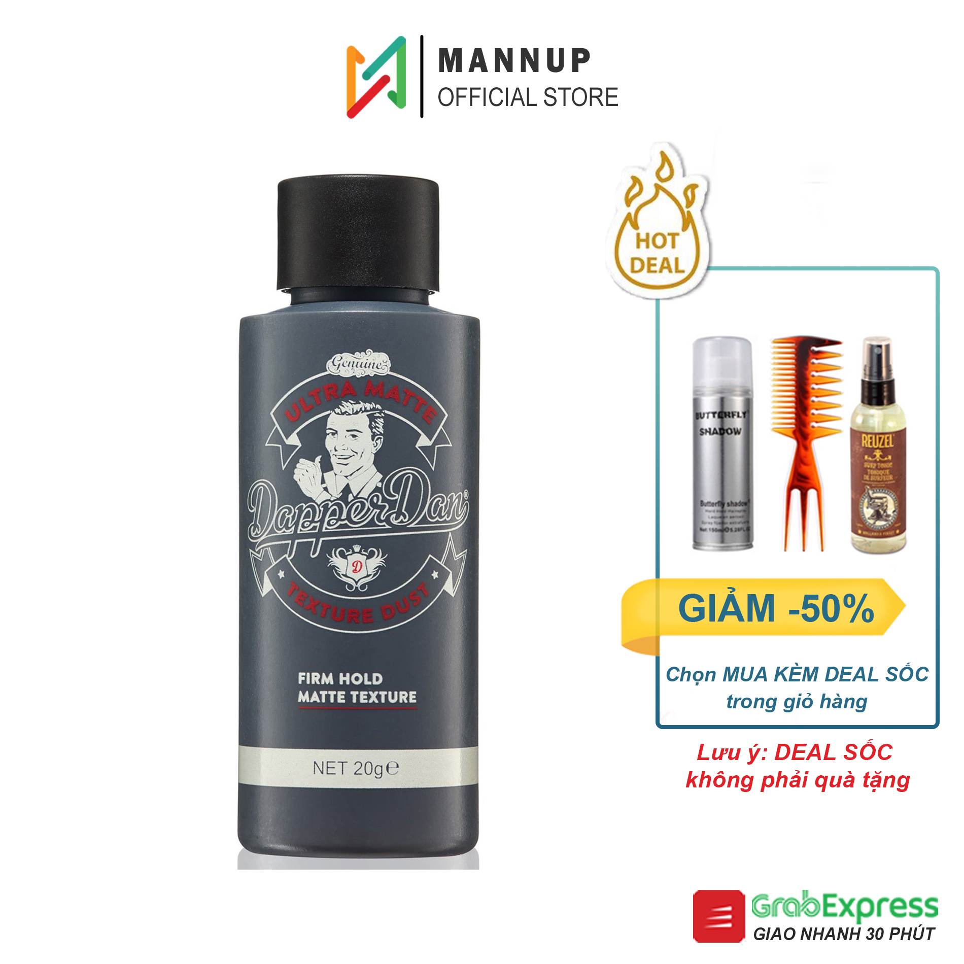 Bột Tạo Phồng Tóc Dapper Dan Ultra Matte Texture Dust 20g