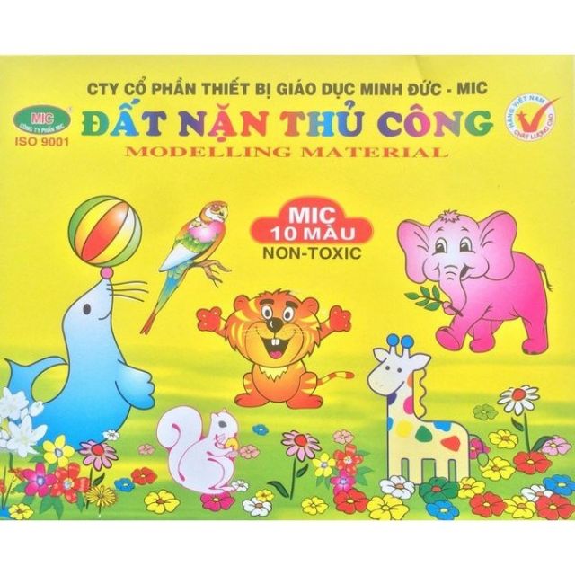 Đất nặn mic 5 màu_6 màu _10 màu