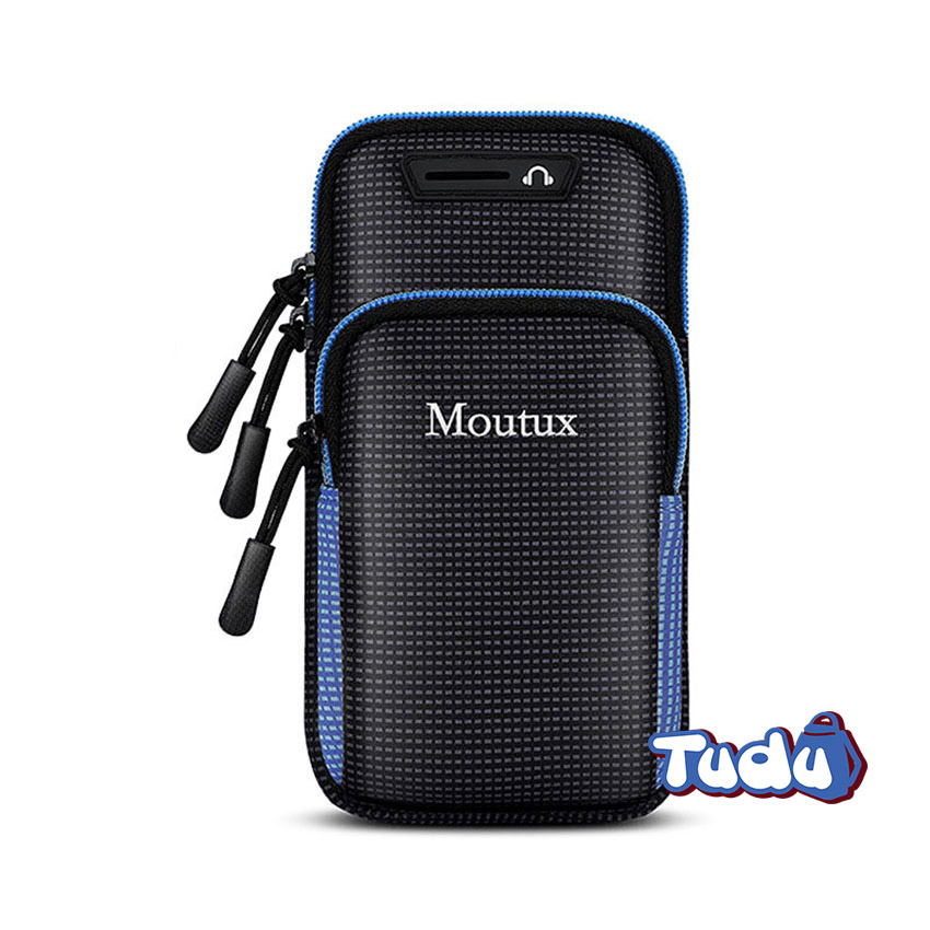Túi Thể Thao Tudu, Túi Đeo Tay Chạy Bộ, Đựng Vừa Điện Thoại 6.5inch, Vải Dù Chống Nước CN306