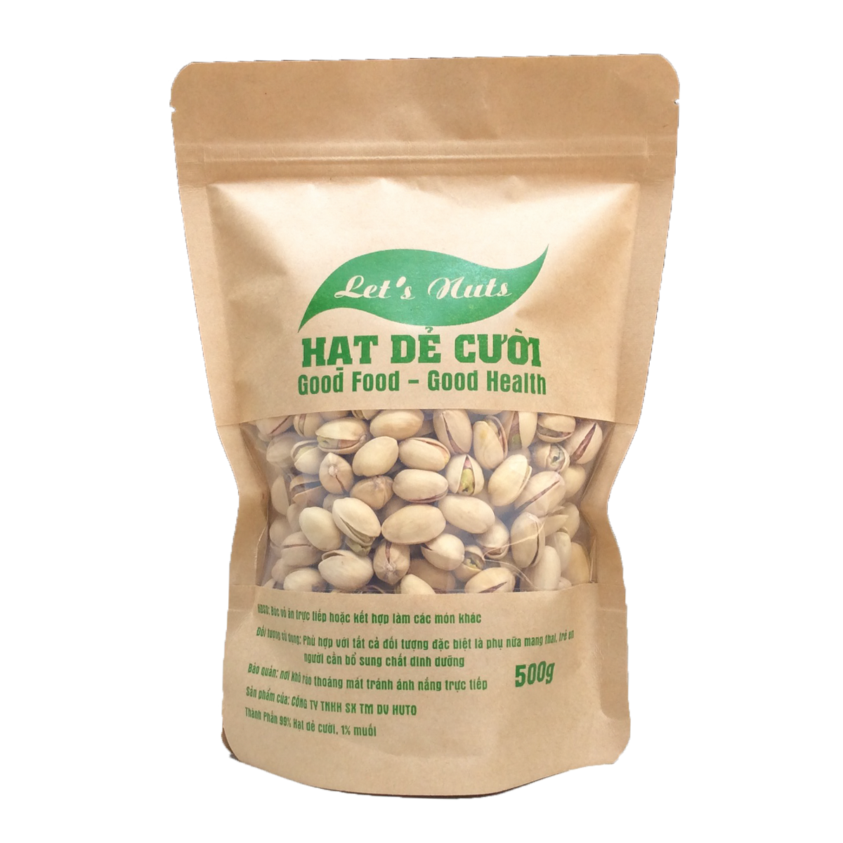 [HCM]Hạt dẻ cười không tẩy trắng túi 500g nhập khẩu Mỹ giúp bổ sung chất dinh dưỡng cho người bệnh bà bầu em bé Lets Nuts