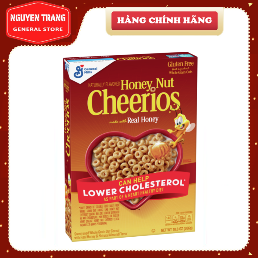 Ngũ cốc Cheerios Honey Nut 306g