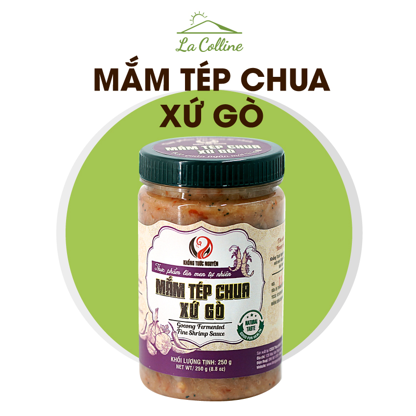 Mắm tép chua xứ gò la colline hũ 250gr