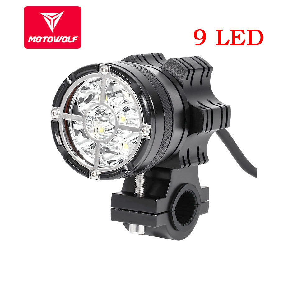 Đèn trợ sáng l9 40w moto-wolf cao cấp