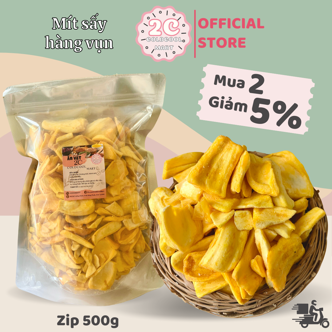 Mít sấy hàng vụn 500g coldcool mart