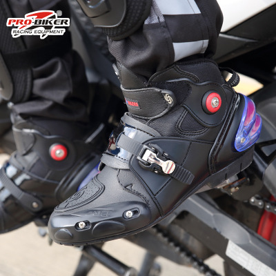Giày đi motor speed biker dây rút a09003