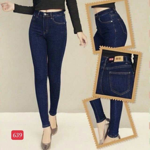Quần Jean Nữ Quần Bò Nữ lưng cao chất liệu denim cao cấp form ôm chuẩn dáng đẹp thời trang trẻ trung AT Fashion - QJNU22