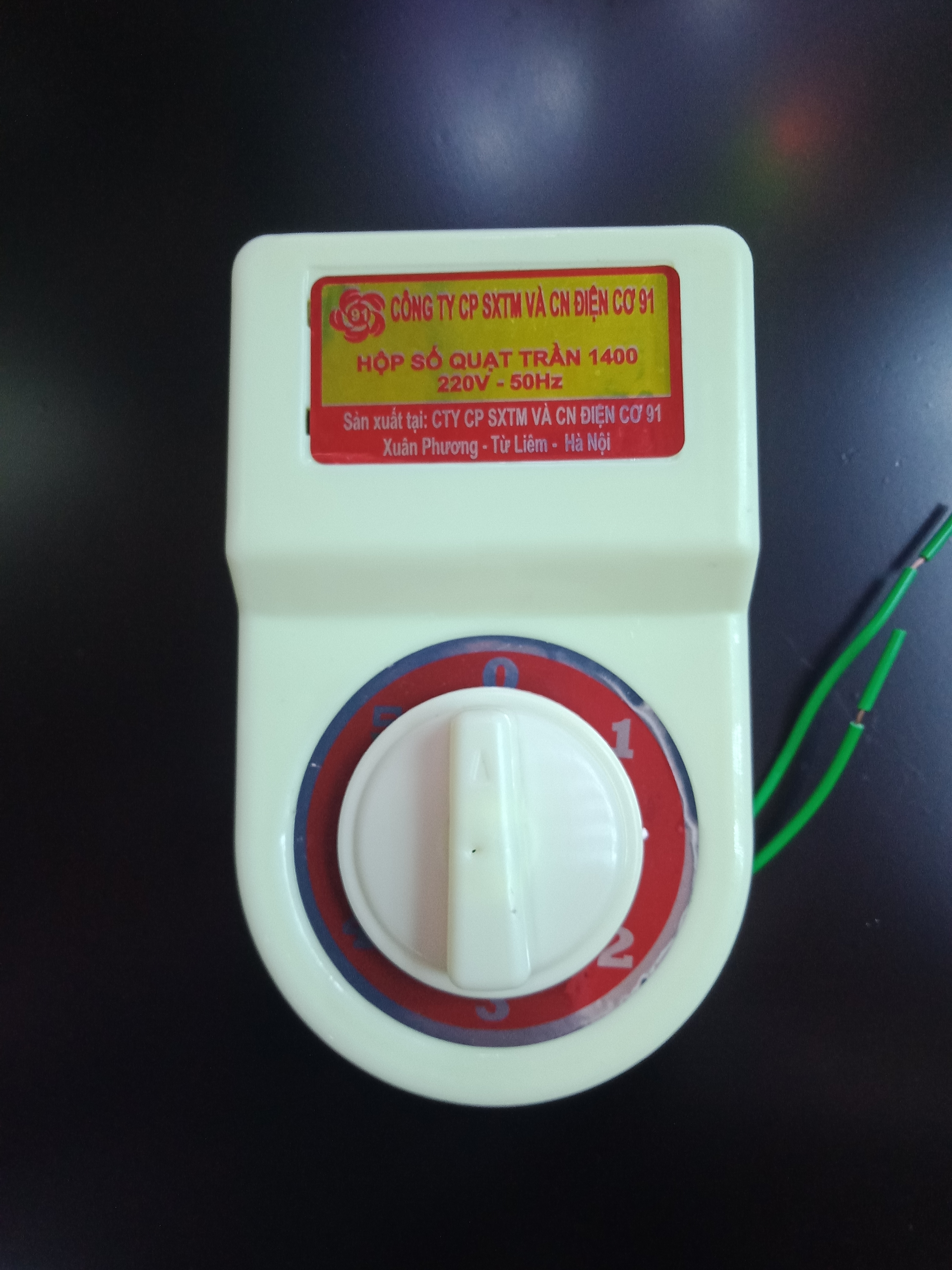 Hộp số quạt trần Điện cơ 91 - Dùng được cho các loại quạt trần Điện cơ