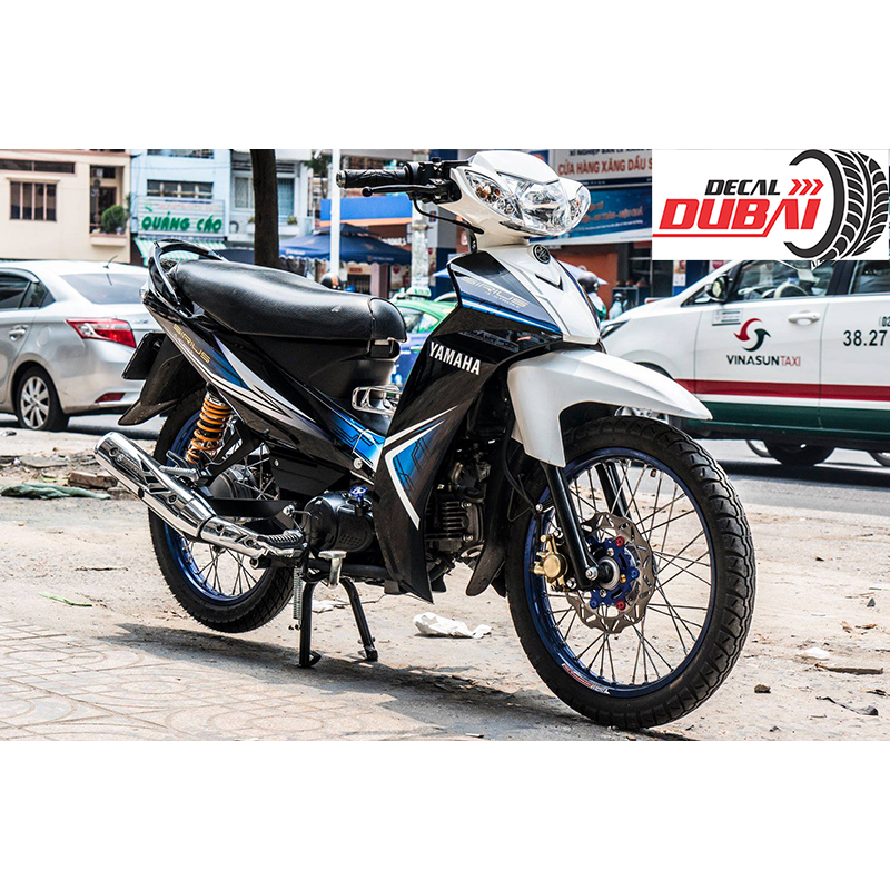 Tem Trùm Sirius Đen Trắng Xanh Đơn Giản
