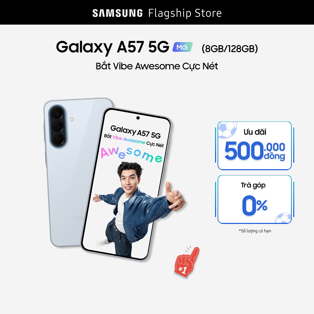 Điện thoại Samsung Galaxy A57 5G (8-128GB) - Hàng chính hãng