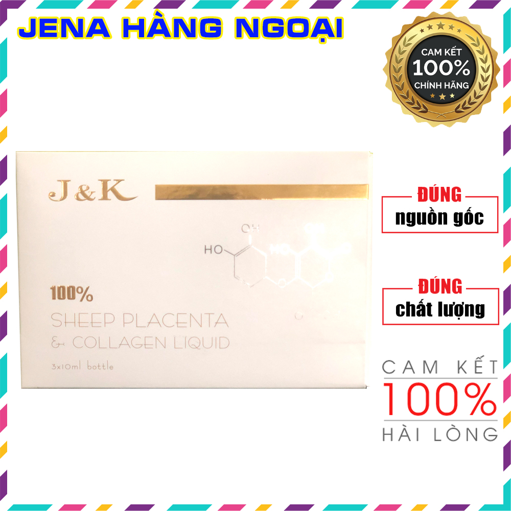 Tinh chất nhau thai cừu j&k sheep placenta và collagen úc
