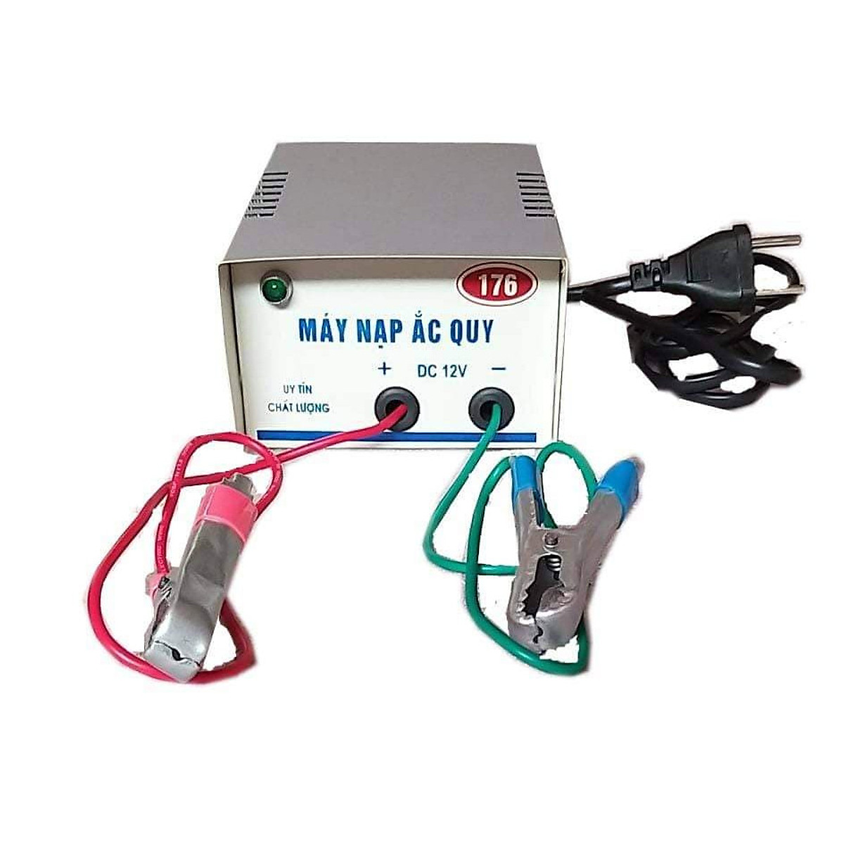 Máy sạc bình ắc quy tự động 12V - Tự Động Ngắt khi đầy bình công Suất thực - Hàng điện cơ 176 Việt Nam