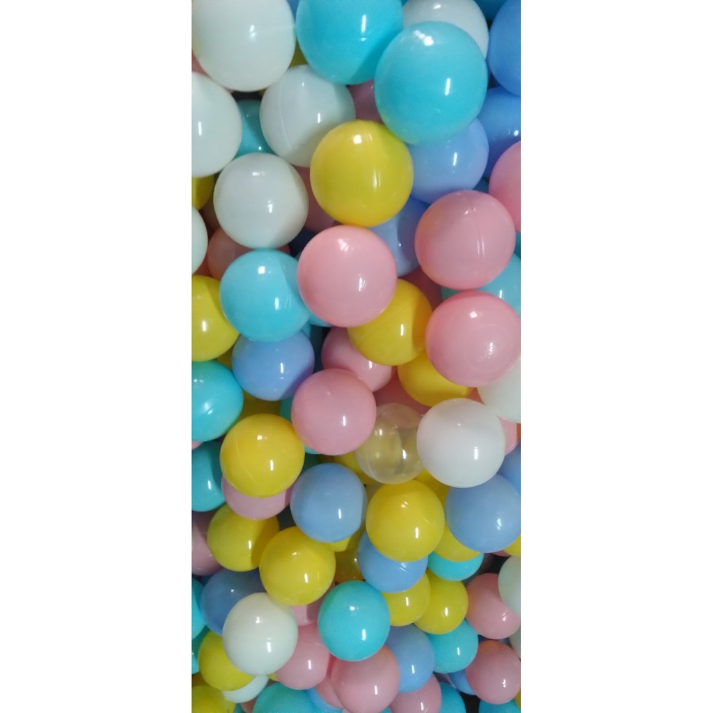 Bóng nhựa mềm Holla 5.5cm và bóng 8cm màu pastel