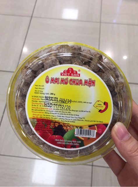 Ô MAI MƠ CHUA MẶN 280Gr VIỆT SAN