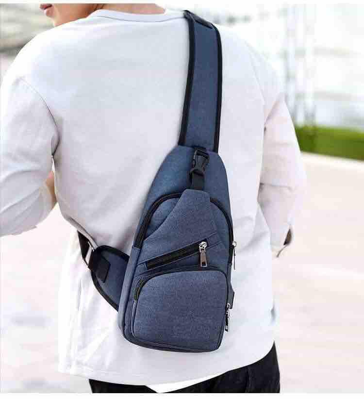Túi Đeo Chéo Nam Unisex Phong Cách Hàn QuốcTiện Dụng