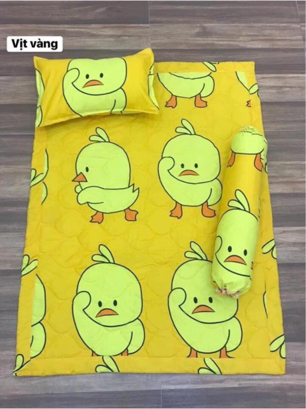 Sét chăn gối cho bé mầm non 5 món . sét 5 món gồm: 1 mền+1 vỏ+1 ruột gối ôm+1 vỏ + 1 ruột gối nằm.