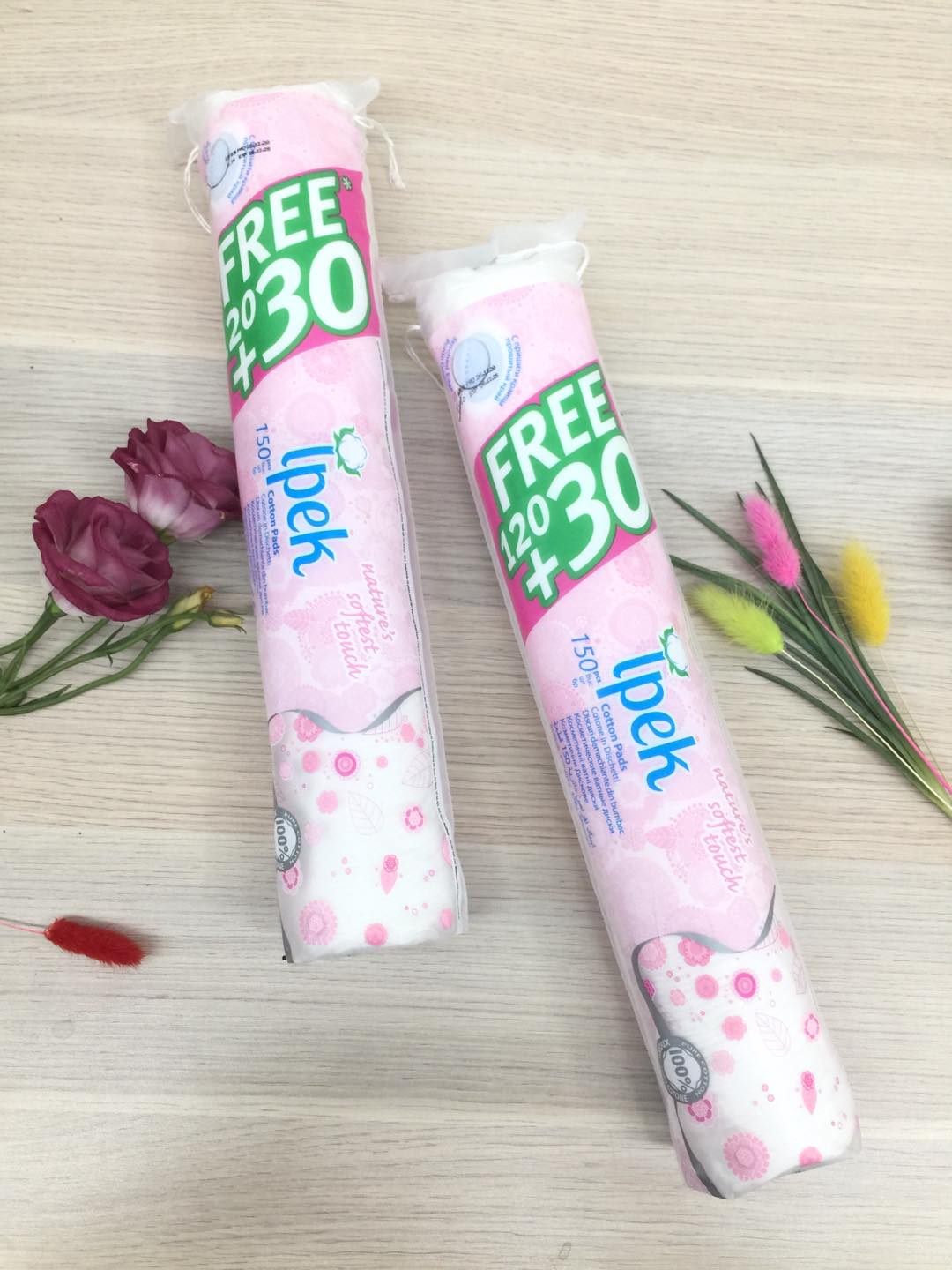 Bông tẩy trang Ipek 150m