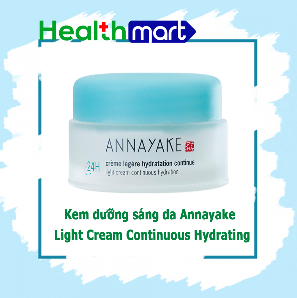 Kem Dưỡng Ẩm Sáng Da Annayake Light Cream Hydration/ Kem dưỡng cấp ẩm liên tục trong suốt 24h Annayake Continuous Hydration 50ml