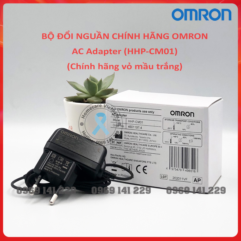 Bộ đổi điện máy đo huyết áp omron ac adapter hhp-cm01 ⚡ chính hãng omron ⚡