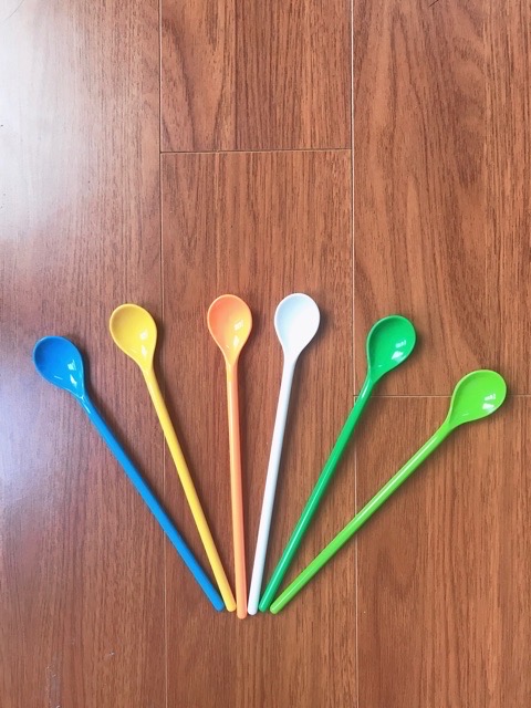 Rẻ vô địch ⚡ Combo 03 thìa ăn dặm nhiều loại cho bé, loại bằng nhựa, siêu bền, tiện dụng, giá rẻ