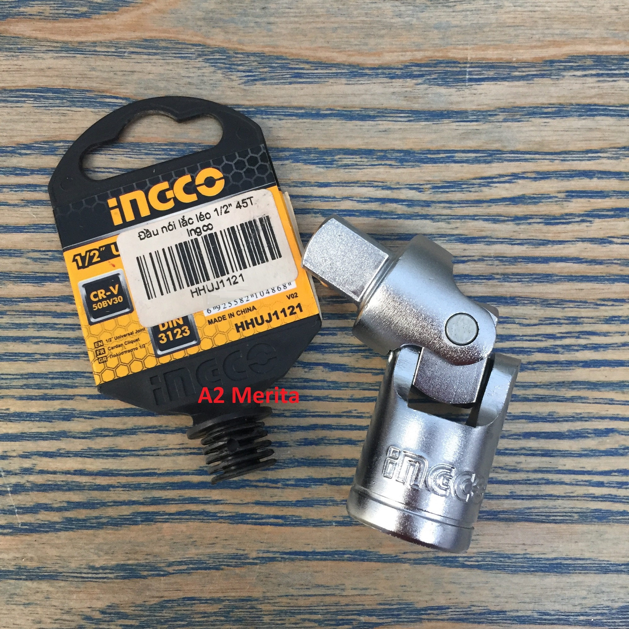 Đầu nối lắc léo 1/2" ingco hhuj1121
