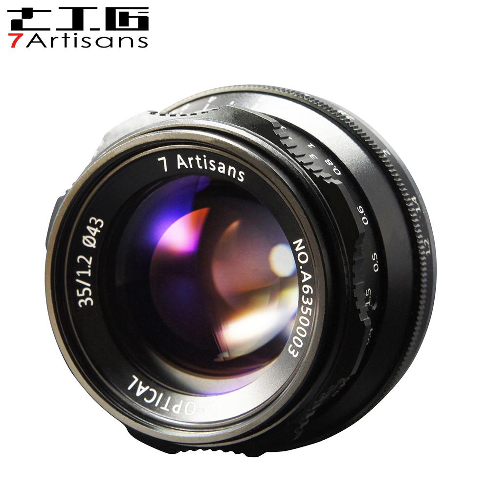 Lens 7artisans 35mm f1.2 for canon mirrorless